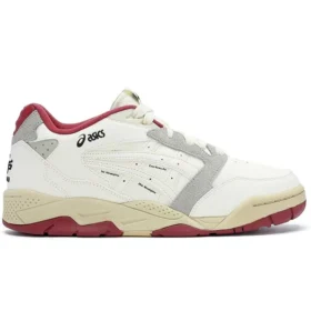 Asics x Badmarket GEL-FUSE “Branco Cinza Vermelho”