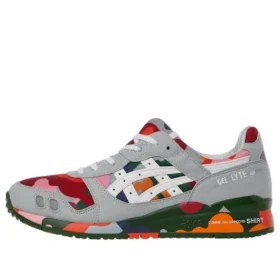 Asics x COMME des GARCONS Shirt Gel-Lyte 3 “Grey Red Multicolor”