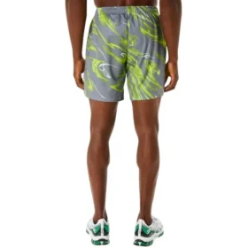 Calções de 7 polegadas com estampado Suminigashi “Grey Green”