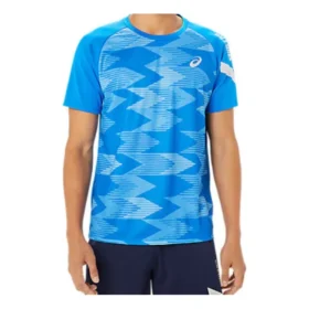 Camisa de manga curta com grafismo A-I-M Dry “Electric Blue”