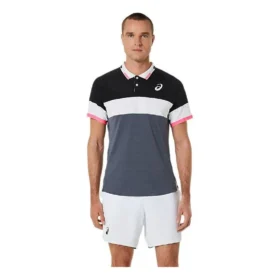 Camisa Polo Match “Performance Black Carrier Grey”
