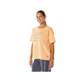 Camiseta com estampa Training Core Relaxed “Orange”