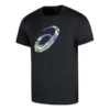 Camiseta com logotipo em espiral “Preto”