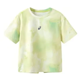 Camiseta com logotipo “Green Yellow White”
