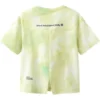 Camiseta com logotipo “Green Yellow White”