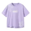 Camiseta com logotipo “Roxo”