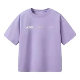 Camiseta com logotipo “Roxo”