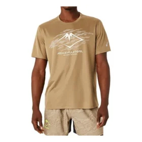 Camiseta de corrida Fujitrail “Tan White”