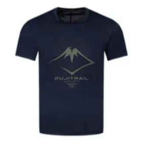 Camiseta de manga curta com logótipo Fujitrail “Navy”
