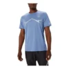 Camiseta de manga curta com logótipo Lite-Show “Azul-celeste”