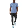 Camiseta de manga curta com logótipo Lite-Show “Azul-celeste”