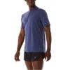 Camiseta Metarun com zíper de 1/2 “Azul Índigo”