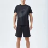 Camisola de corrida com logótipo refletor “Preto”