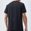 Camisola de corrida com logótipo refletor “Preto”