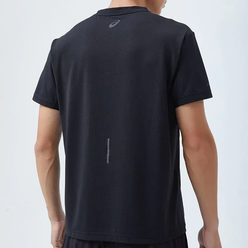 Camisola de corrida com logótipo refletor “Preto”