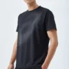 Camisola de corrida com logótipo refletor “Preto”