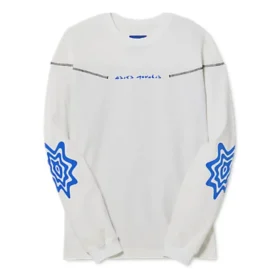 Camisola de manga comprida Novalis Bixance “Branco Azul Preto”