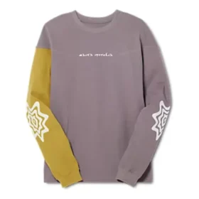 Camisola de manga comprida Novalis Bixance “Pewter Purple Medallion Yellow”