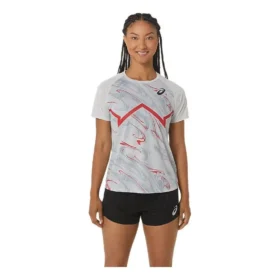 Camisola de manga curta CJ-Line Light “Lacier Grey Electric Red”