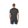 Camisola de manga curta com estampado Suminagashi “Graphite Grey”