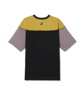 Camisola de manga curta Novalis Bixance “Medallion Yellow Obsidian Black”