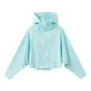 Casaco com mangas em forma de asa de morcego “Lake Blue”