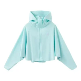 Casaco com mangas em forma de asa de morcego “Lake Blue”
