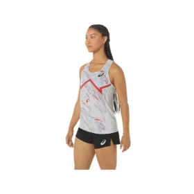 CJ-Line Light Singlet “Cinza Glaciar Vermelho Elétrico”