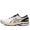 Gel-Kayano 27 “Branco Dourado Vermelho”