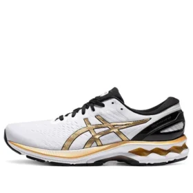 Gel-Kayano 27 “Branco Dourado Vermelho”