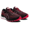 Gel-Kayano 28 4E Wide “Preto Vermelho Elétrico”