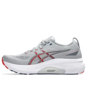 Gel-Kayano 31 “Cinza Piemonte Vermelho Fogo”