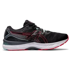 Gel-Nimbus 23 2E Wide “Preto Vermelho Elétrico”