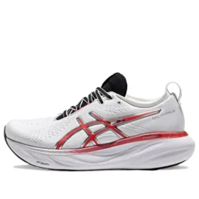 Gel-Nimbus 25 “Branco Clássico Vermelho”