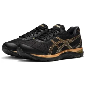 Gel-Stratus Low-Top Preto/Dourado
