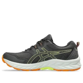 GEL-Venture 9 Extra Wide “Cinza Grafite e Amarelo Brilhante”