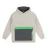 Hoodie Sherpa com blocos de cor “Beige”