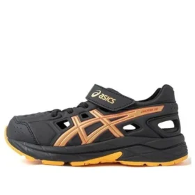 Sandálias Air Hollow “Black Orange”