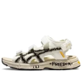 Sandálias Asics x Trouble Smile Kahana Sd2 “Branco Preto Bege”