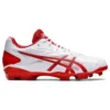 Sapatos de beisebol com pitões Star Shine III “Branco Vermelho”