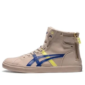Sapatos de cano alto Double Clutch em tecido polar castanho claro/azul