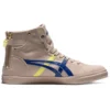 Sapatos de cano alto Double Clutch em tecido polar castanho claro/azul