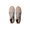 Sapatos de cano alto Double Clutch em tecido polar castanho claro/azul