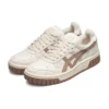 Sapatos de skate casual Court MZ Retro Unissex Branco Castanho