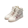 Sapatos de skate retro de cano alto Double Clutch Fleece Branco Leite/Dourado