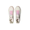 Sapatos Retro Casual de Canos Altos Double Clutch Branco Leite “Branco Rosa”