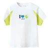 T-shirt casual “White Green”