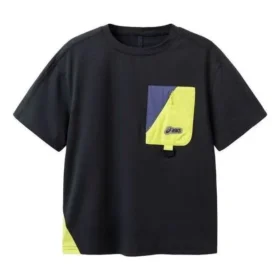 T-shirt com bolso com logótipo “Black”