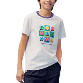T-shirt com grafismo Lifestyle “White Multi”