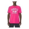 T-shirt com gráfico de voleibol “Rosa choque”